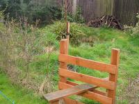 Stile in a garden