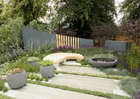 RHS Hampton Court 2015 - The Living Landscapes: Healing Urban Garden