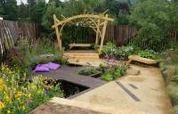 The Urban Flow Garden at the 2018 RHS Chelsea flower showThe Great Out Doors Garden at the 2018 RHS Chatsworth flower show