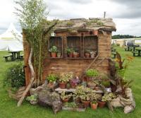 National Trust garden shed at the Tatton park flower show 