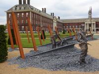 D-Day Remembered garden installation at the RHS Chelsea Flower Show 2019