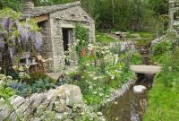 The Welcome to Yorkshire Garden, a small piece of the Yorkshire Dales at the 2018 Chelsea flower show 